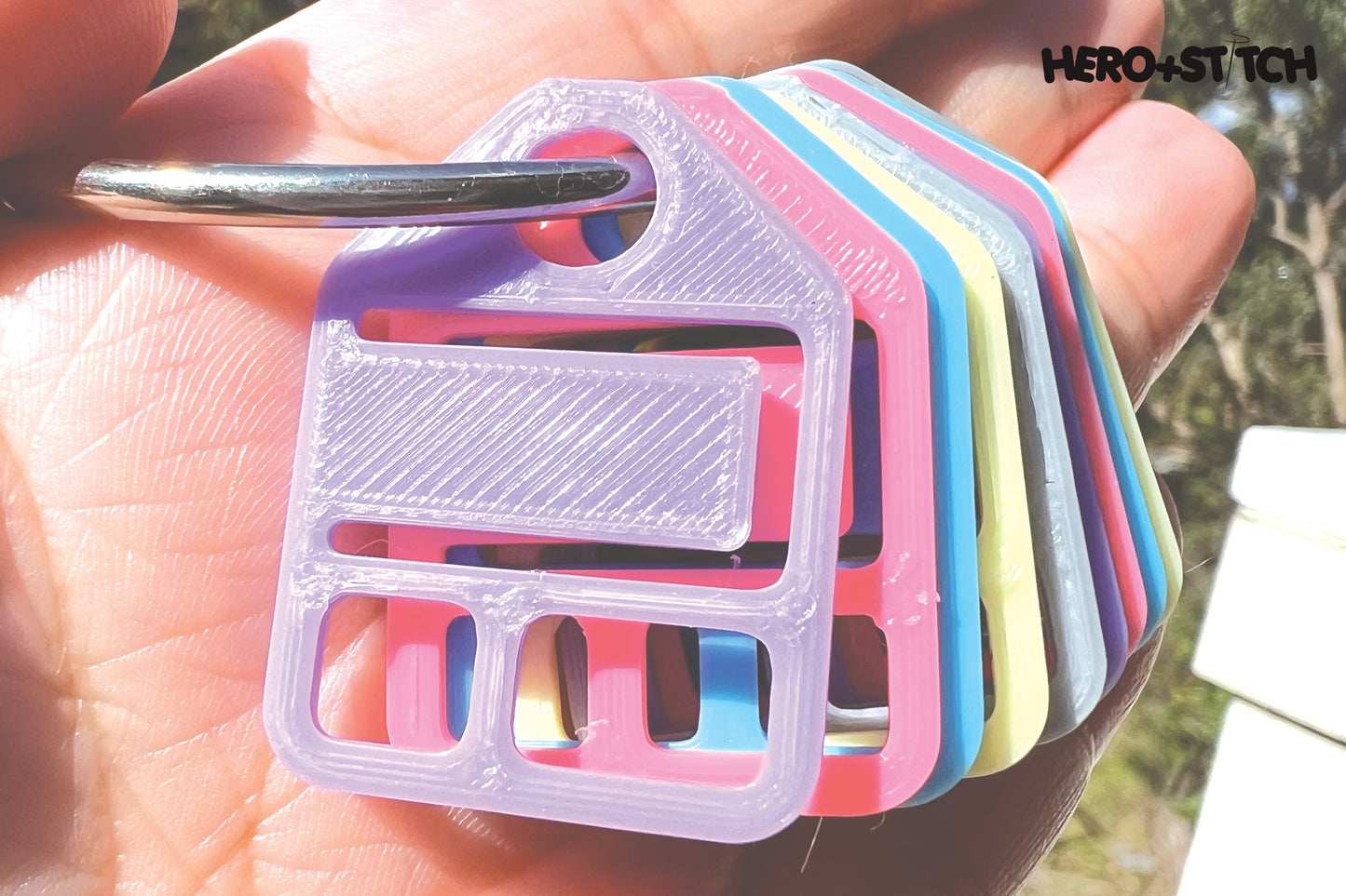 STANDARD Floss Thread Drops with Label Slot | Cross Stitch, Embroidery and Needlework Organization