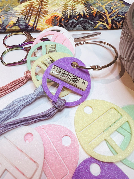 MEGA Egg Style Floss Drops, Thread Organiser with DMC Label Slot