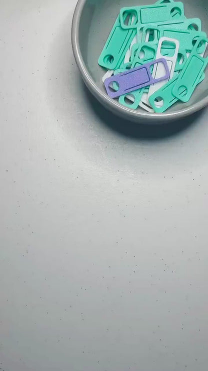 MIDI Floss Thread Drops with Label Tag Slot | Cross Stitch, Embroidery and Needlework Organization