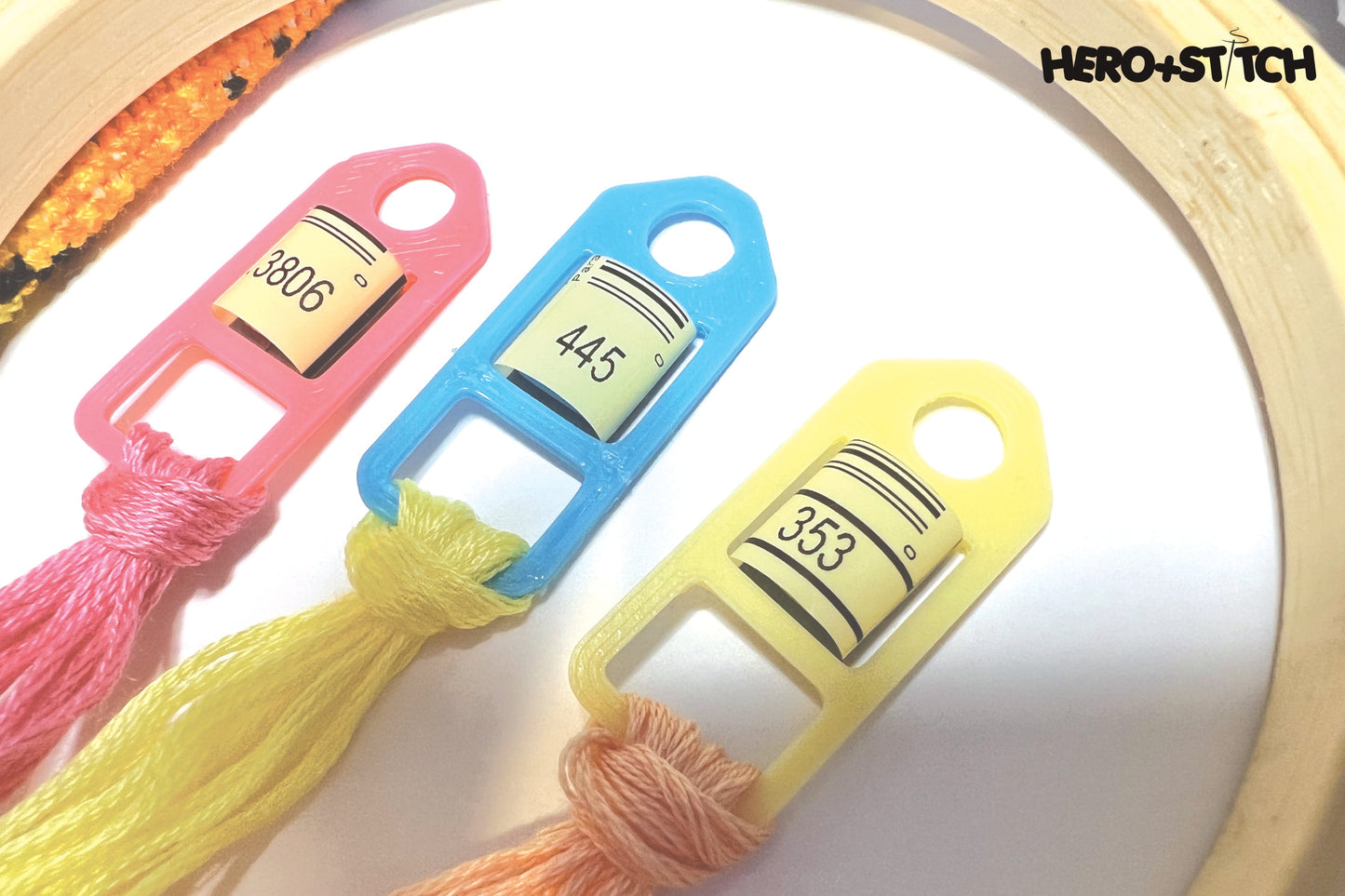 MINI Floss Thread Drops with Label Slot | Cross Stitch, Embroidery and Needlework Organization