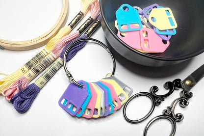 BASIC STANDARD (No Label Slot) Floss Thread Drops | Cross Stitch, Embroidery and Needlework Organization